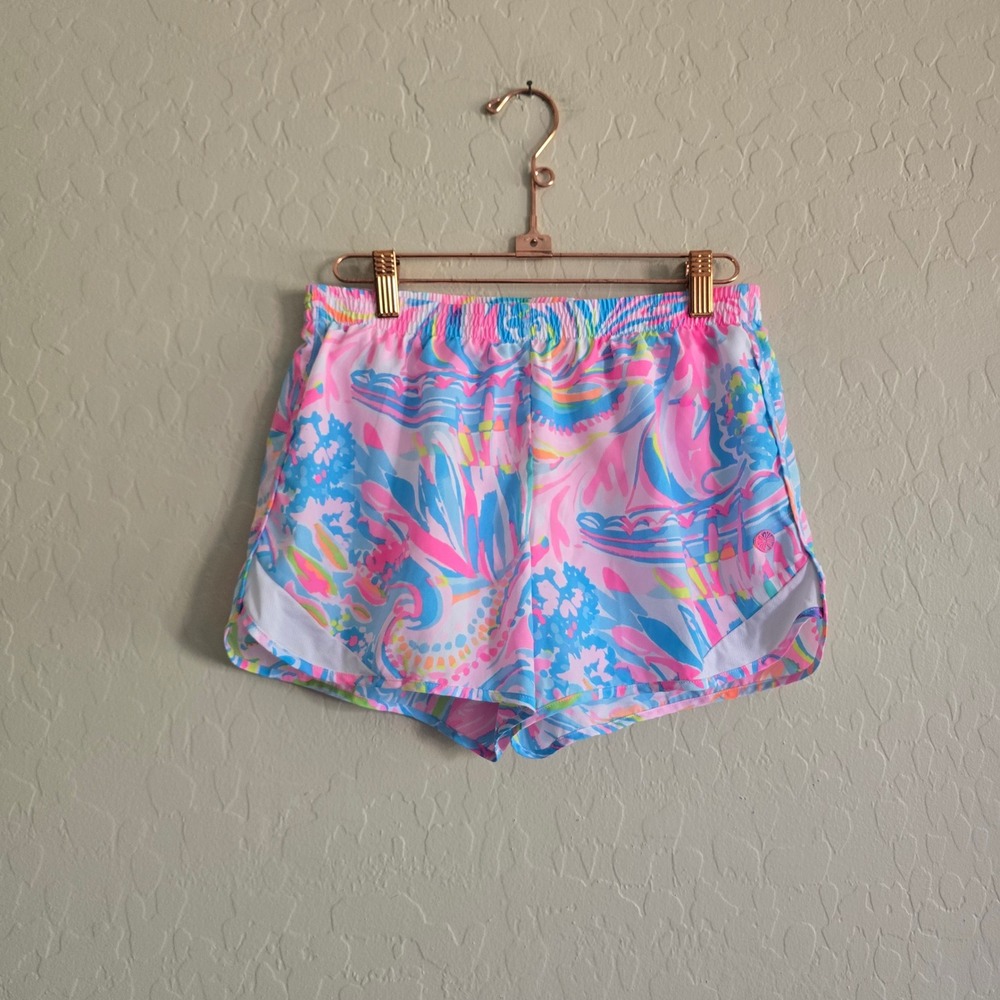 Lilly Pulitzer Luxletic Ocean Trail Shorts Size Small